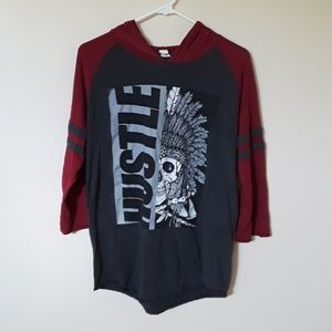 Take That "Hustle" Tee With Hoodie